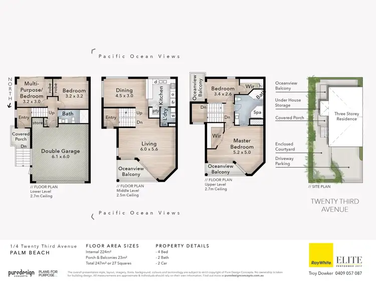 Floorplan of Homely other listing, 1/4 Twenty Third Avenue, Palm Beach QLD 4221