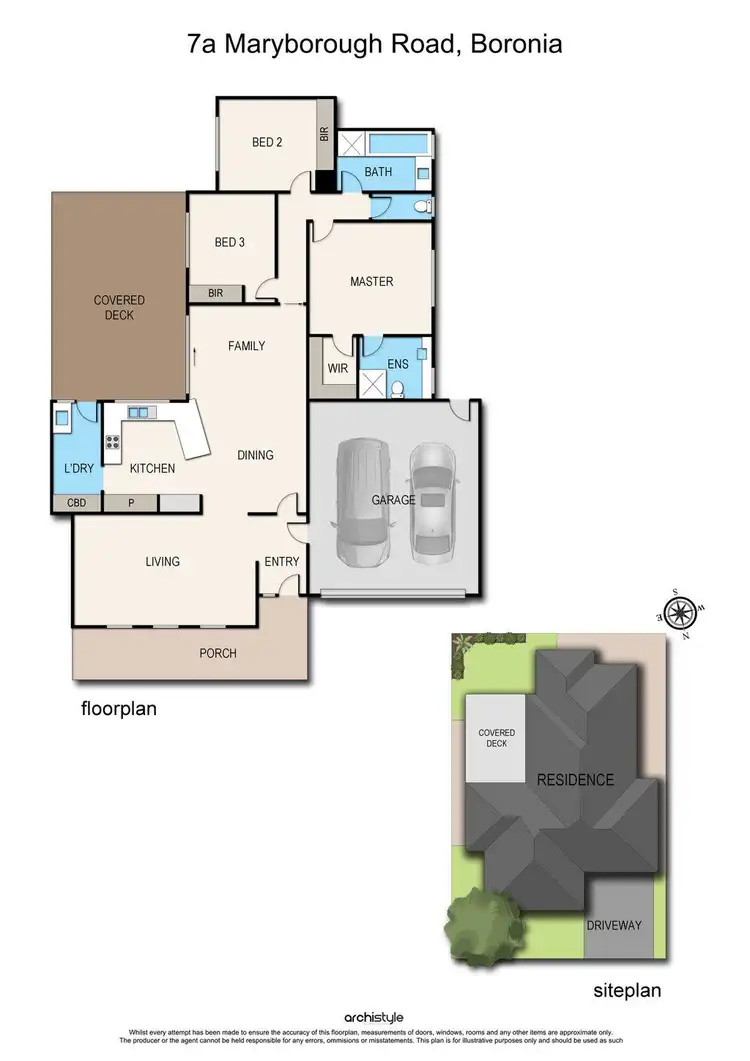 Floorplan of Homely house listing, 7A Maryborough Road, Boronia VIC 3155