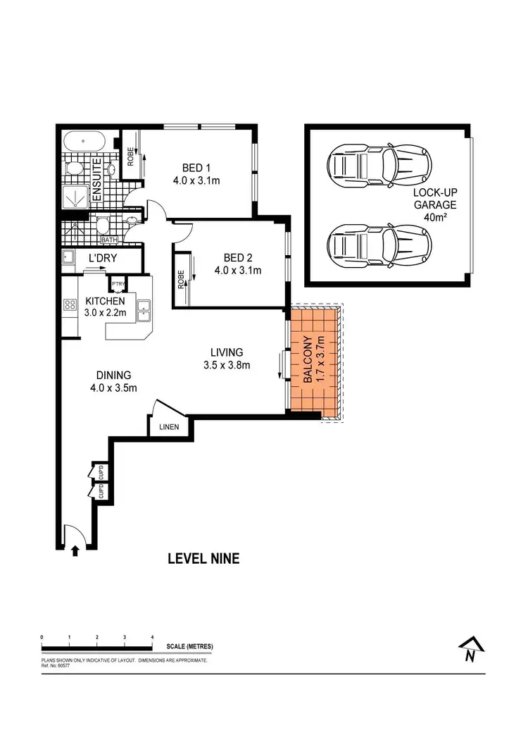 Floorplan of Homely apartment listing, 792/83-93 Dalmeny Avenue, Rosebery NSW 2018