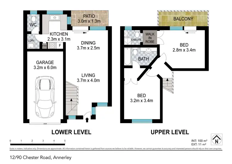 Floorplan of Homely townhouse listing, 12/90 Chester Road, Annerley QLD 4103