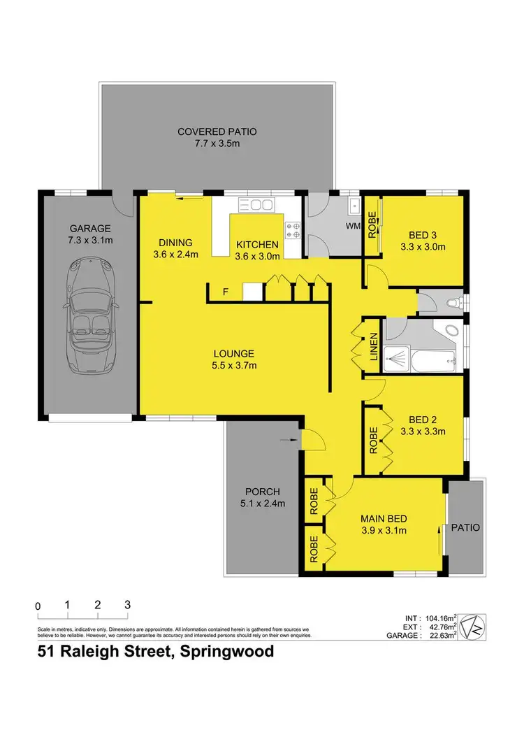 Floorplan of Homely house listing, 51 Raleigh Street, Springwood QLD 4127