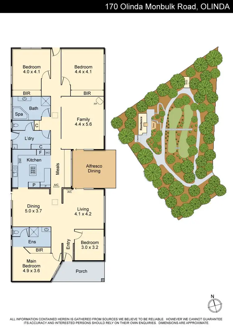 Floorplan of Homely house listing, 170 Olinda-Monbulk Road, Olinda VIC 3788
