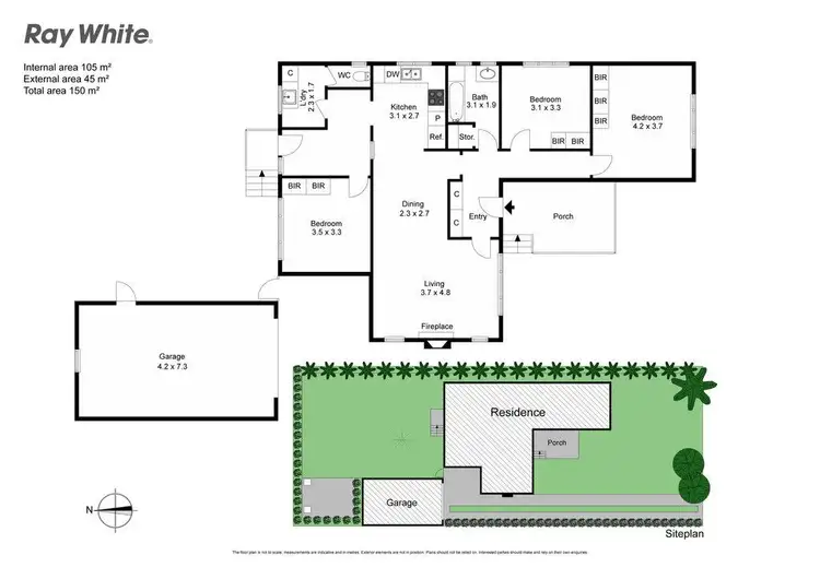 Floorplan of Homely house listing, 11 Waratah Street, Bentleigh East VIC 3165