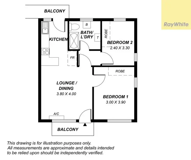 Floorplan of Homely unit listing, 13/14 Kapunda Terrace, Payneham SA 5070