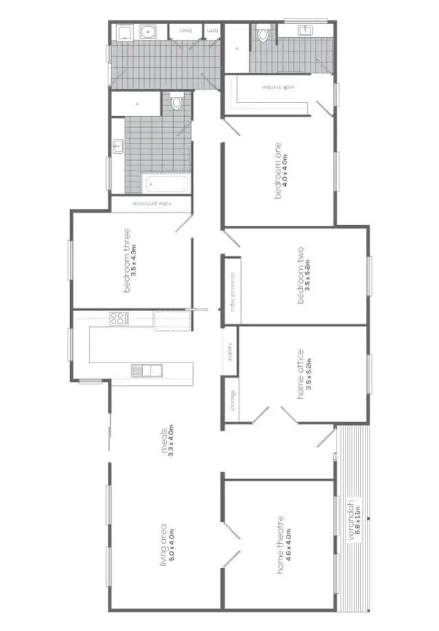 Floorplan of Homely house listing, 1 Longview Road, Two Wells SA 5501