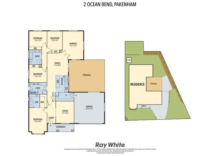Floorplan of Homely house listing, 2 Ocean Bend, Pakenham VIC 3810