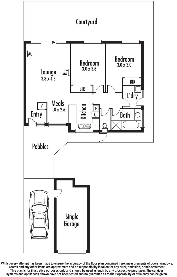 Floorplan of Homely unit listing, 5/12-14 Bay Street, Mordialloc VIC 3195
