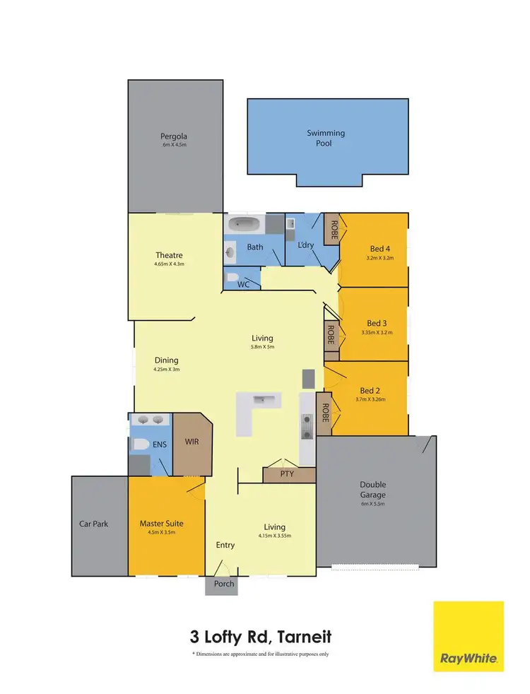 Floorplan of Homely house listing, 3 Lofty Road, Tarneit VIC 3029