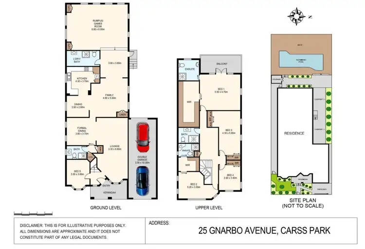 Floorplan of Homely house listing, 25 Gnarbo Avenue, Carss Park NSW 2221