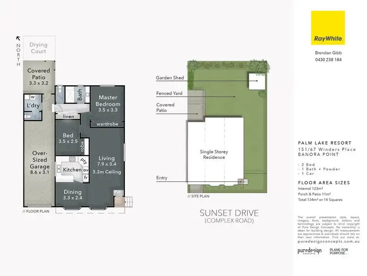Floorplan of Homely unit listing, 151/67 Winders Place, Banora Point NSW 2486