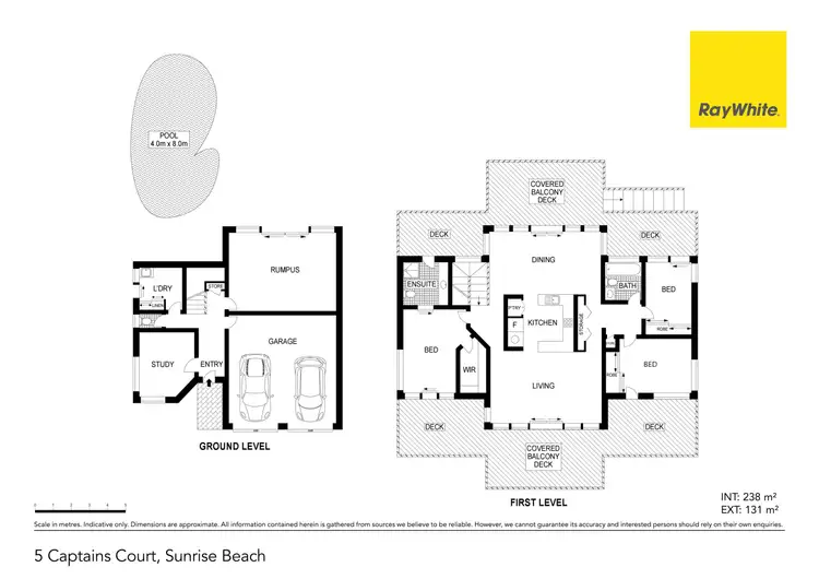 Floorplan of Homely house listing, 5 Captains Court, Sunrise Beach QLD 4567