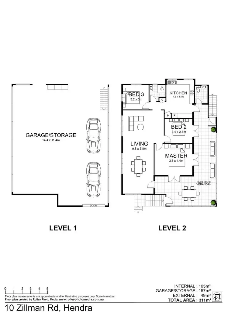 Floorplan of Homely house listing, 10 Zillman Road, Hendra QLD 4011