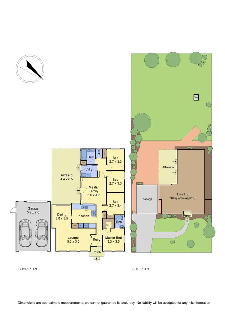 Floorplan of Homely house listing, 35 Lakeview Avenue, Rowville VIC 3178