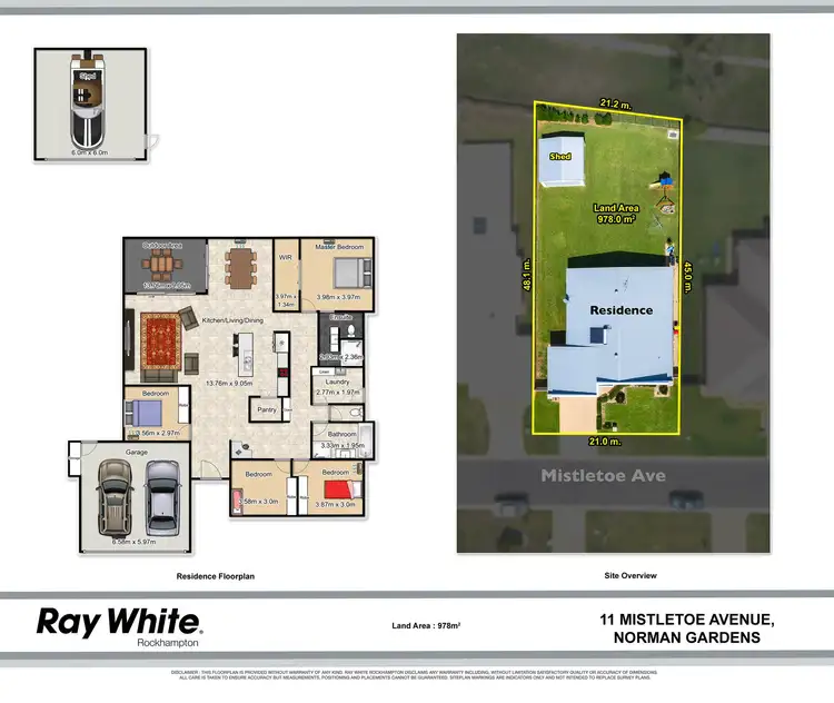 Floorplan of Homely house listing, 11 Mistletoe Avenue, Norman Gardens QLD 4701