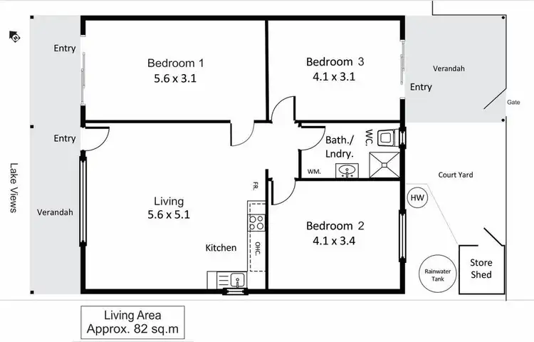Floorplan of Homely house listing, 18 Queen Elizabeth Drive, Barmera SA 5345