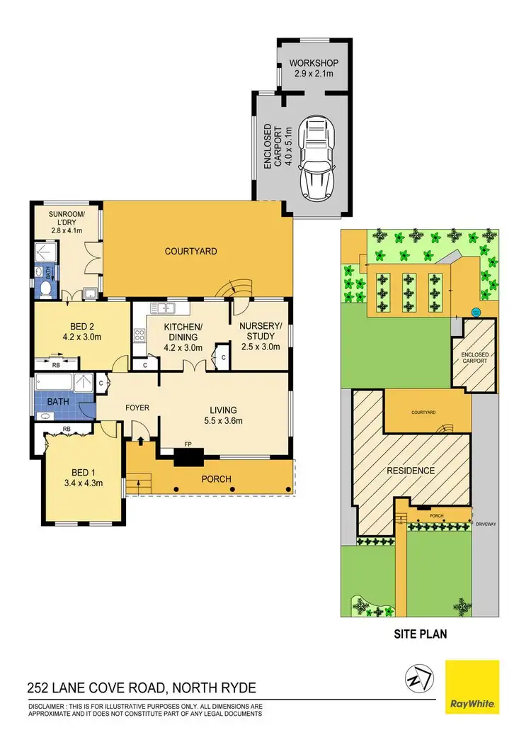 Floorplan of Homely house listing, 252 Lane Cove Road, North Ryde NSW 2113