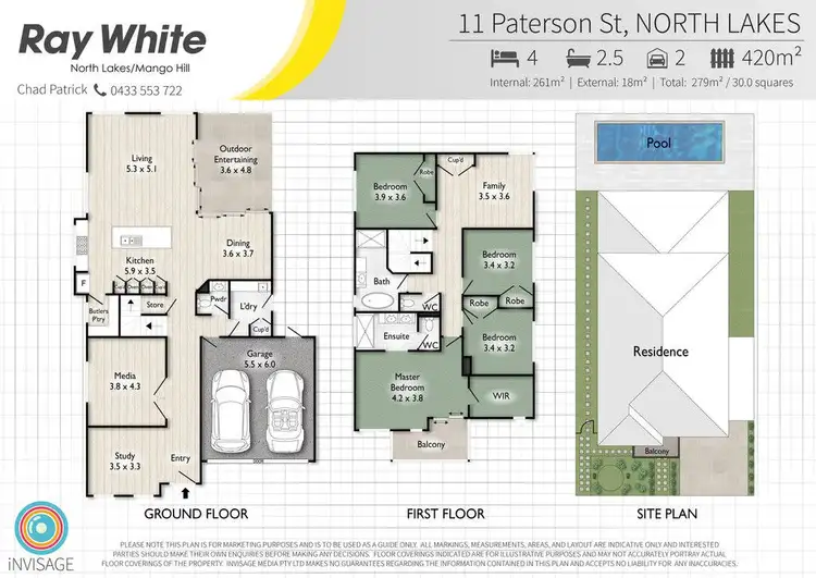 Floorplan of Homely house listing, 11 Paterson Street, North Lakes QLD 4509