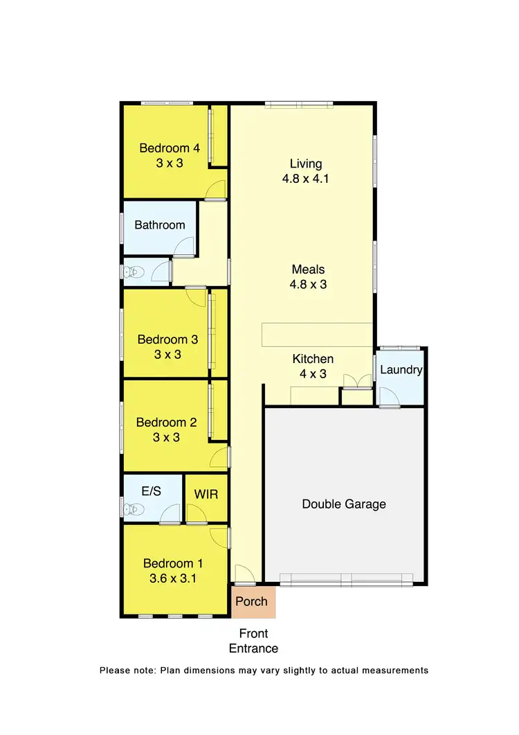 Floorplan of Homely rural property listing, 20 Fitch Court, Ballan VIC 3342