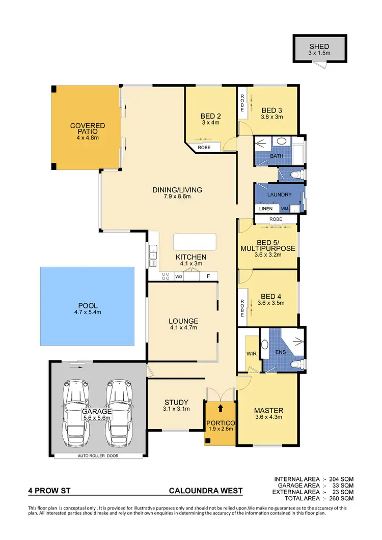 Floorplan of Homely house listing, 4 Prow Street, Caloundra West QLD 4551