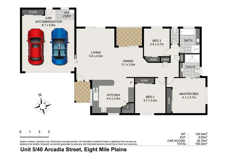 Floorplan of Homely townhouse listing, 5/40 Arcadia Street, Eight Mile Plains QLD 4113