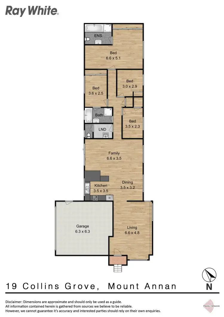 Floorplan of Homely house listing, 19 Collins Grove, Mount Annan NSW 2567