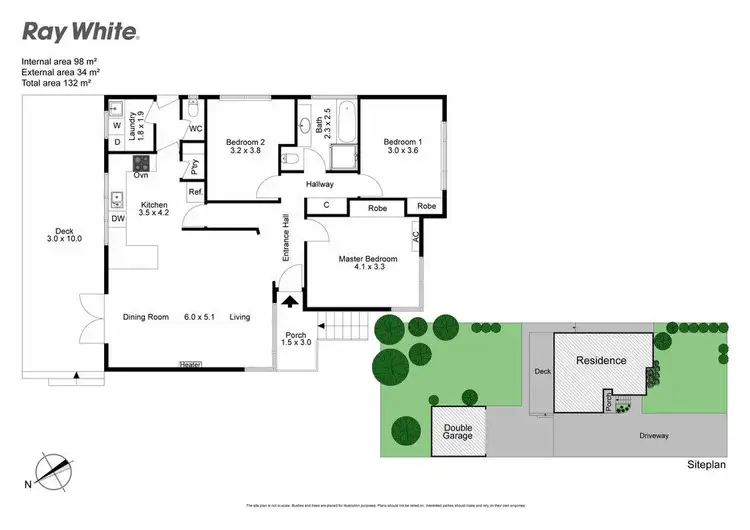 Floorplan of Homely house listing, 45 Oakpark Drive, Chadstone VIC 3148