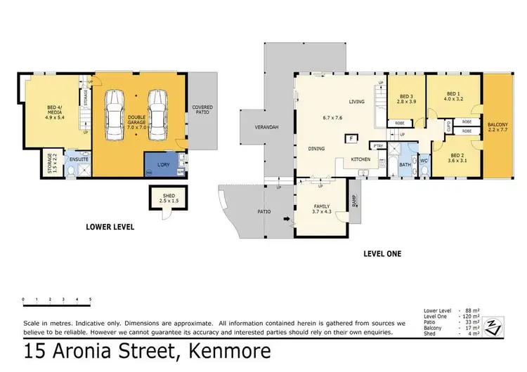 Floorplan of Homely house listing, 15 Aronia Street, Kenmore QLD 4069