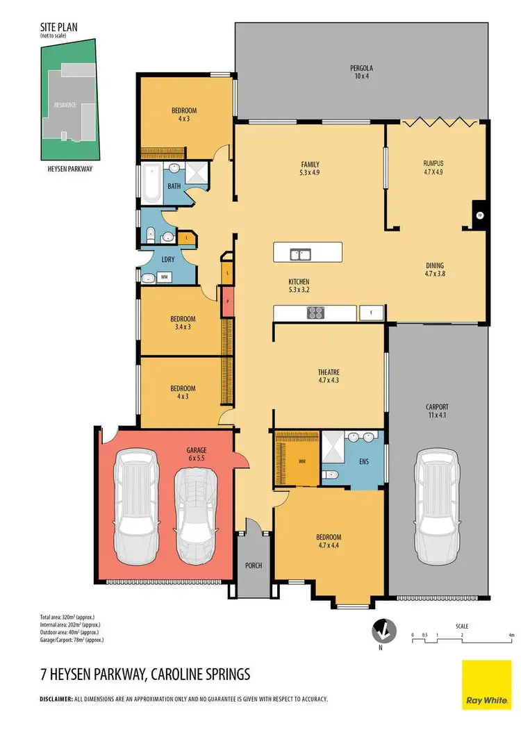 Floorplan of Homely house listing, 7 Heysen Parkway, Caroline Springs VIC 3023