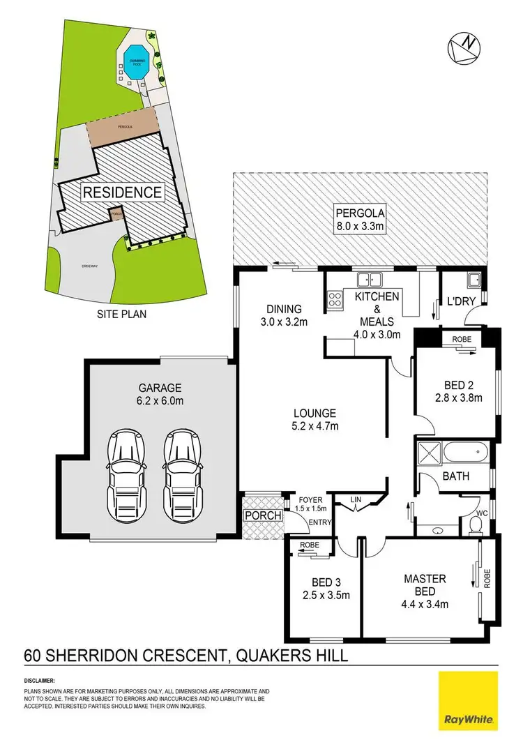 Floorplan of Homely house listing, 60 Sherridon Crescent, Quakers Hill NSW 2763