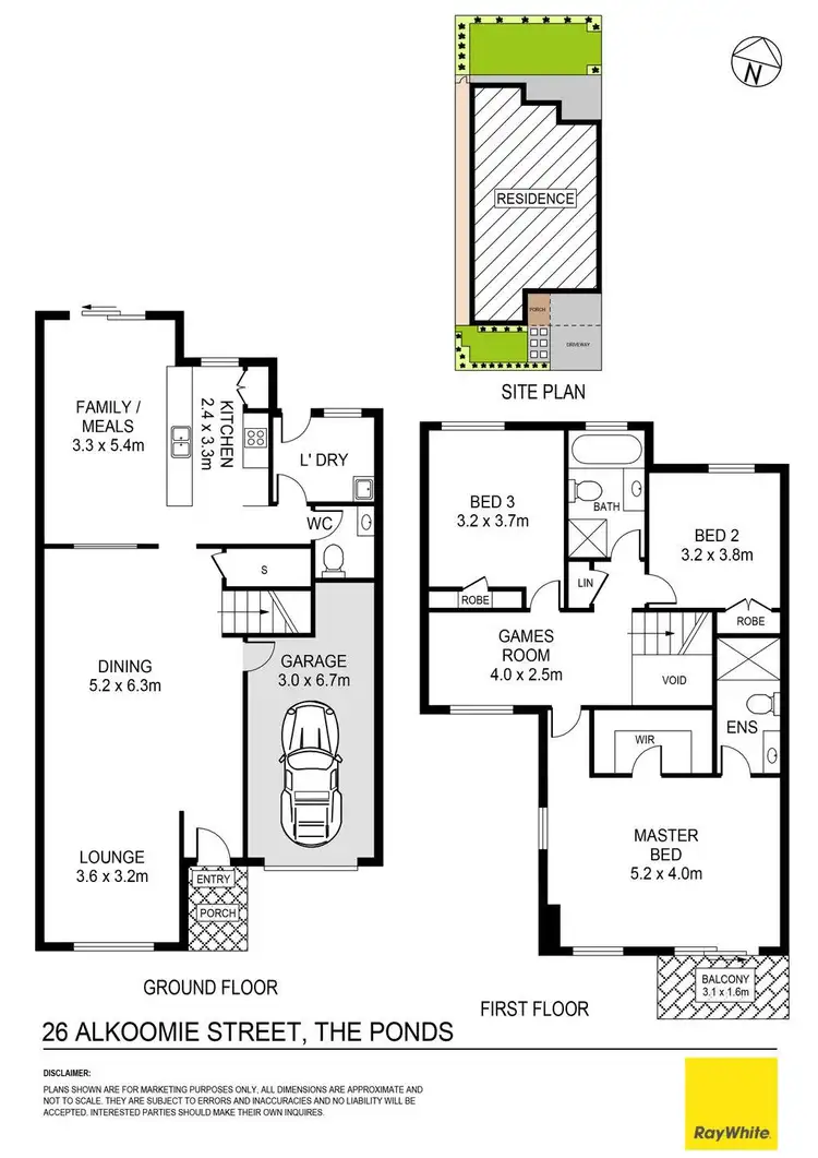 Floorplan of Homely house listing, 26 Alkoomie Street, The Ponds NSW 2769