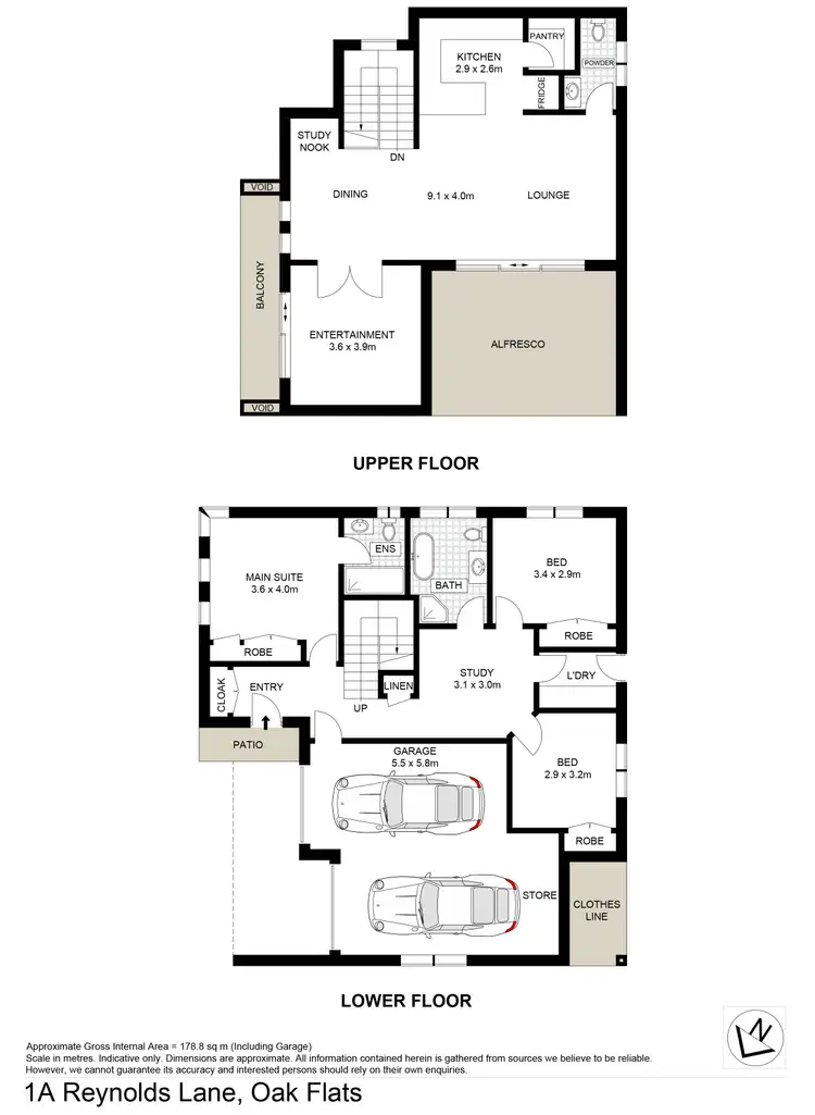 Floorplan of Homely house listing, 1A Reynolds Lane, Oak Flats NSW 2529