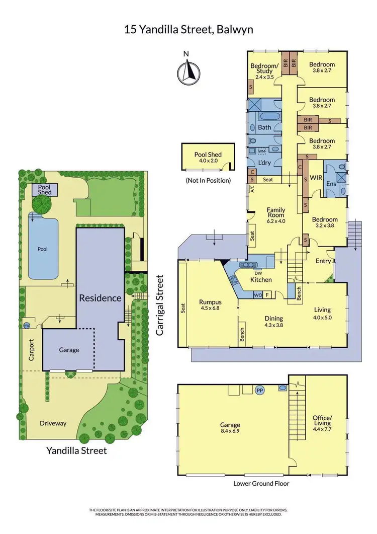 Floorplan of Homely house listing, 15 Yandilla Street, Balwyn VIC 3103
