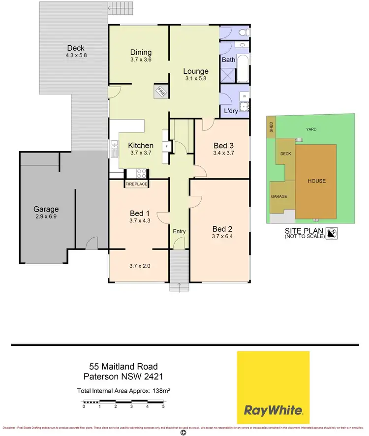 Floorplan of Homely house listing, 55 Maitland Road, Paterson NSW 2421