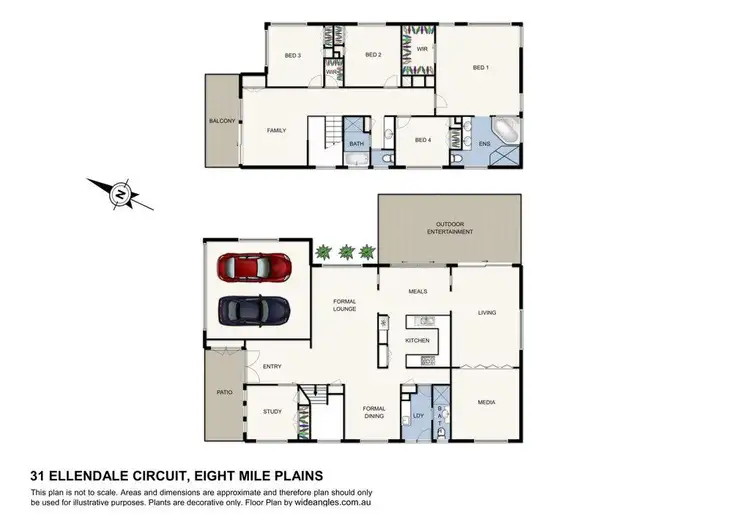 Floorplan of Homely house listing, 31 Ellendale Circuit, Eight Mile Plains QLD 4113