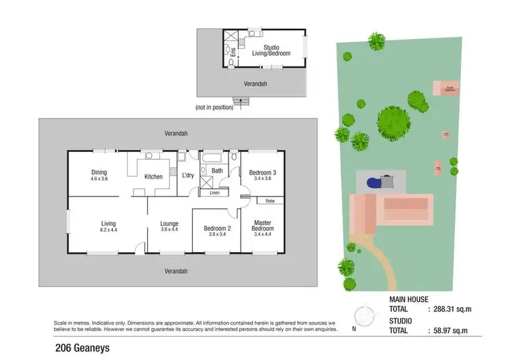 Floorplan of Homely house listing, 206 Geaney Lane, Deeragun QLD 4818