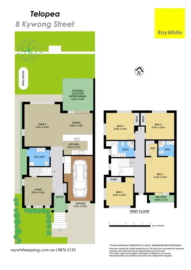 Floorplan of Homely other listing, 8 Kywong Street, Telopea NSW 2117