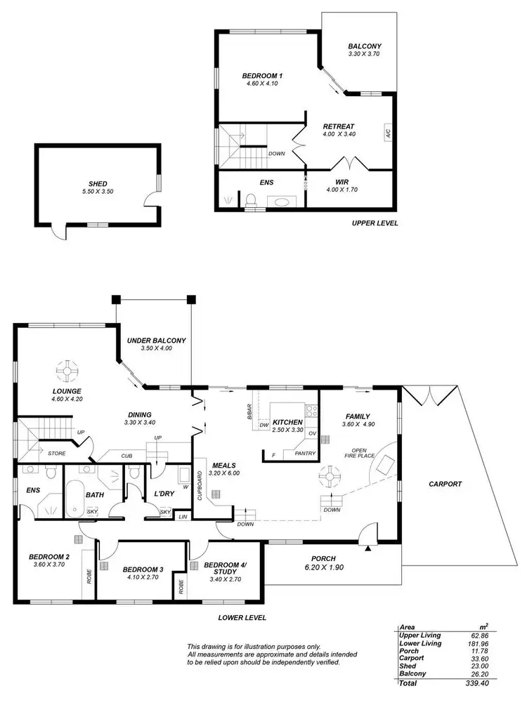 Floorplan of Homely house listing, 117 Perry Barr Road, Hallett Cove SA 5158
