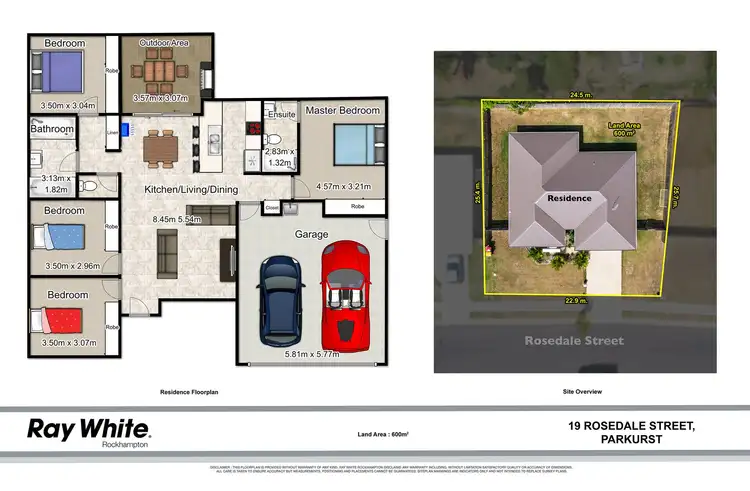 Floorplan of Homely house listing, 19 Rosedale Street, Parkhurst QLD 4702