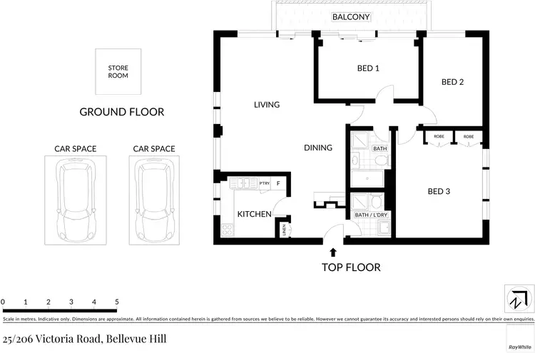 Floorplan of Homely apartment listing, 25/206 Victoria Road, Bellevue Hill NSW 2023