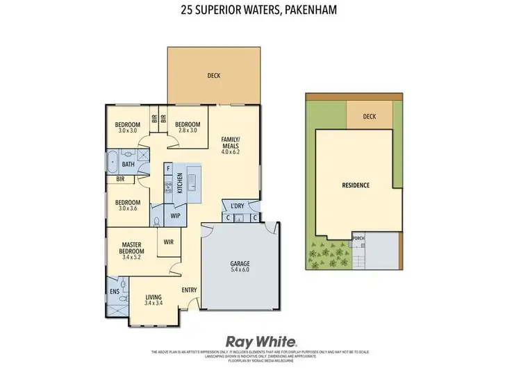 Floorplan of Homely house listing, 25 Superior Waters, Pakenham VIC 3810