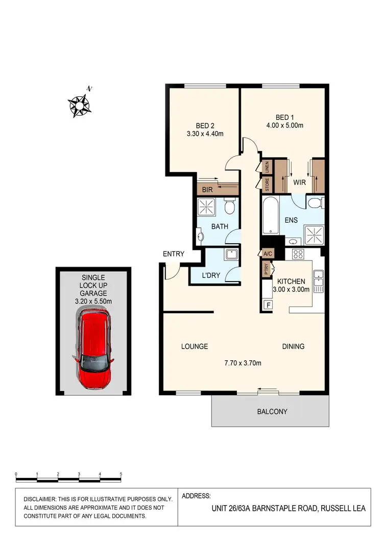 Floorplan of Homely apartment listing, 26/63a Barnstaple Road, Five Dock NSW 2046