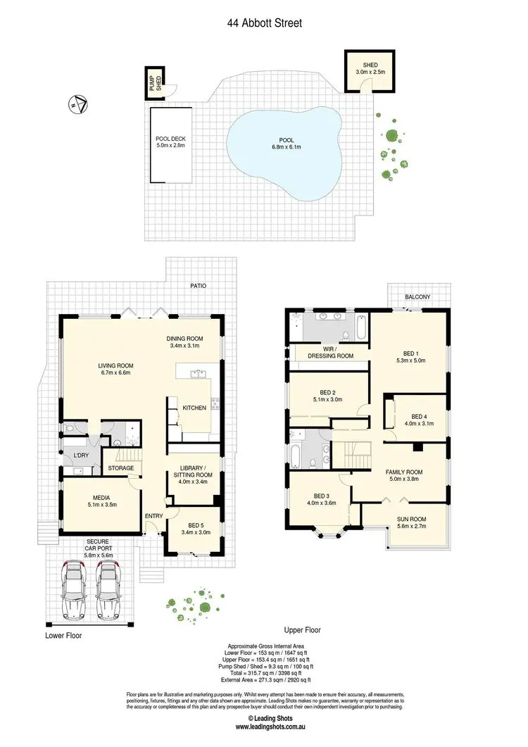 Floorplan of Homely house listing, 44 Abbott Street, Ascot QLD 4007