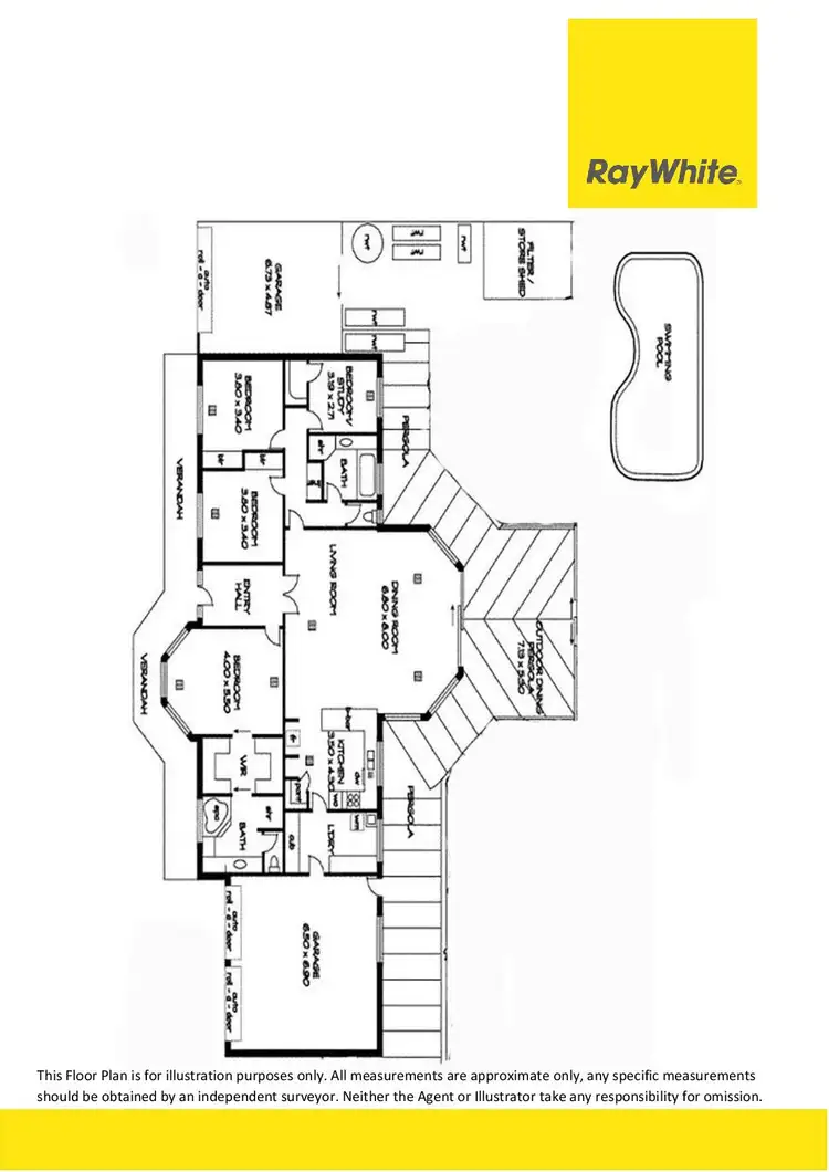 Floorplan of Homely house listing, 18-20 AFRICAINE Drive, Mccracken SA 5211