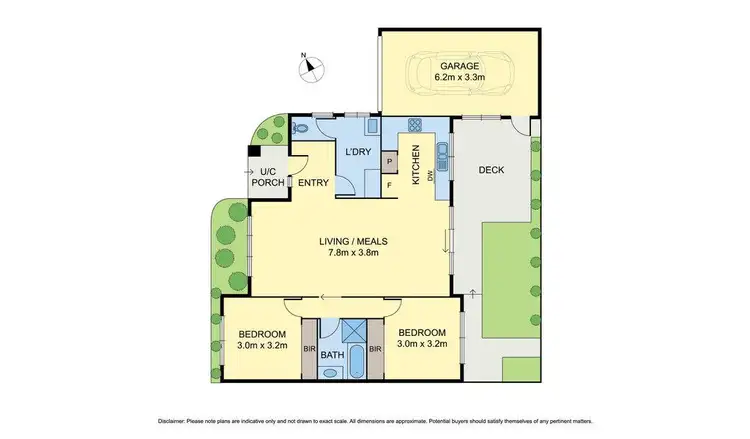 Floorplan of Homely villa listing, 2/17 Beckley Street, Coburg VIC 3058