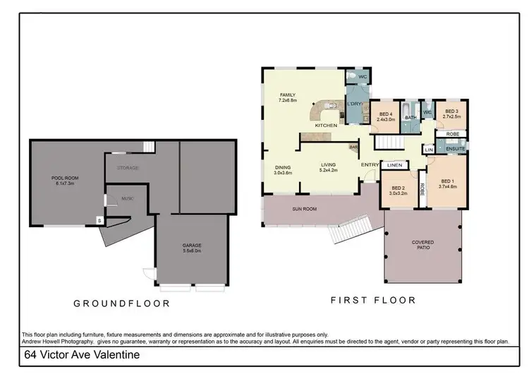 Floorplan of Homely house listing, 64 Victor Avenue, Valentine NSW 2280