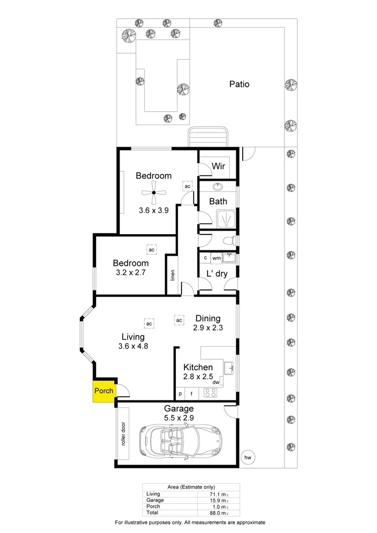 Floorplan of Homely unit listing, 4/34 High Street, Burnside SA 5066