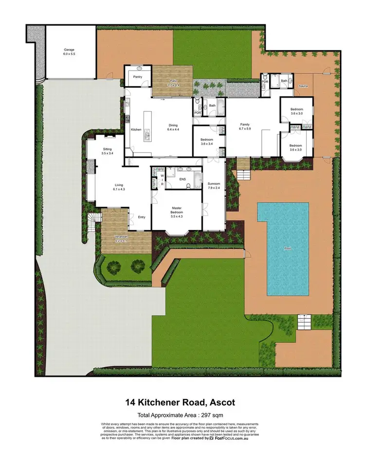 Floorplan of Homely house listing, 14 Kitchener Road, Ascot QLD 4007