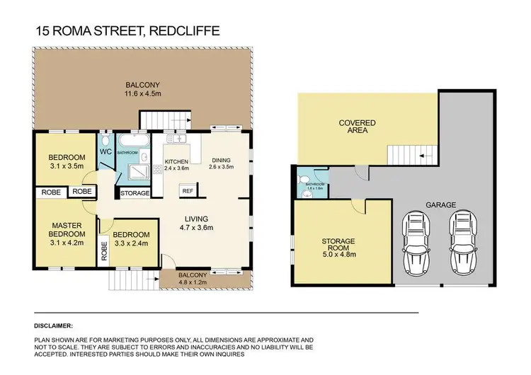 Floorplan of Homely house listing, 15 Roma Street, Scarborough QLD 4020