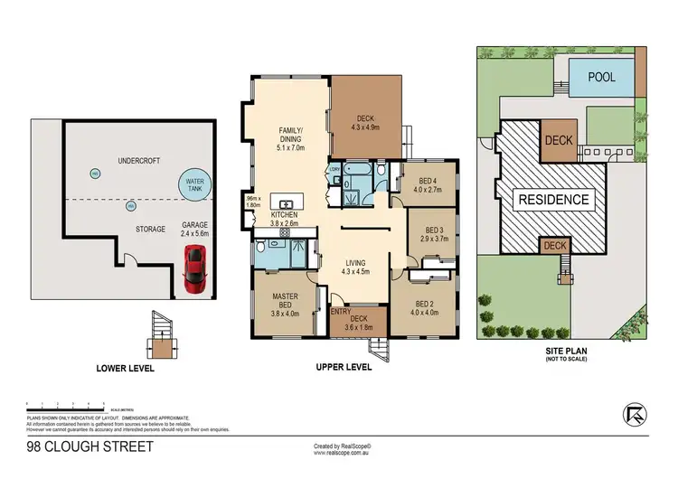 Floorplan of Homely house listing, 98 Clough Street, Mount Gravatt QLD 4122