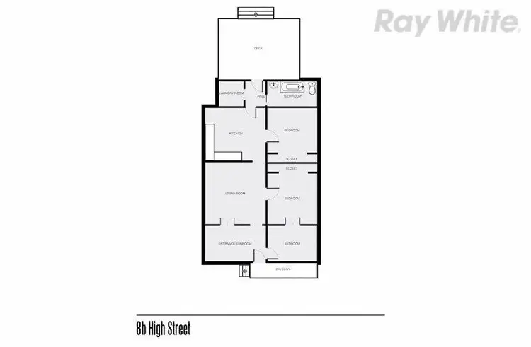 Floorplan of Homely house listing, 8B High Street, Ebbw Vale QLD 4304